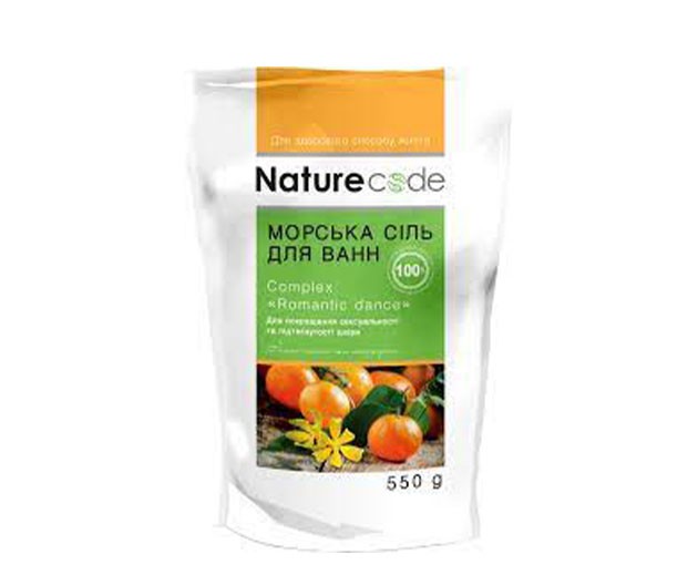 Nature Code bath sea salt "Romantic dance" 550 g
